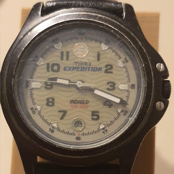 Timex Expedition Black and Cream Women's Watch - Picture 1 of 3